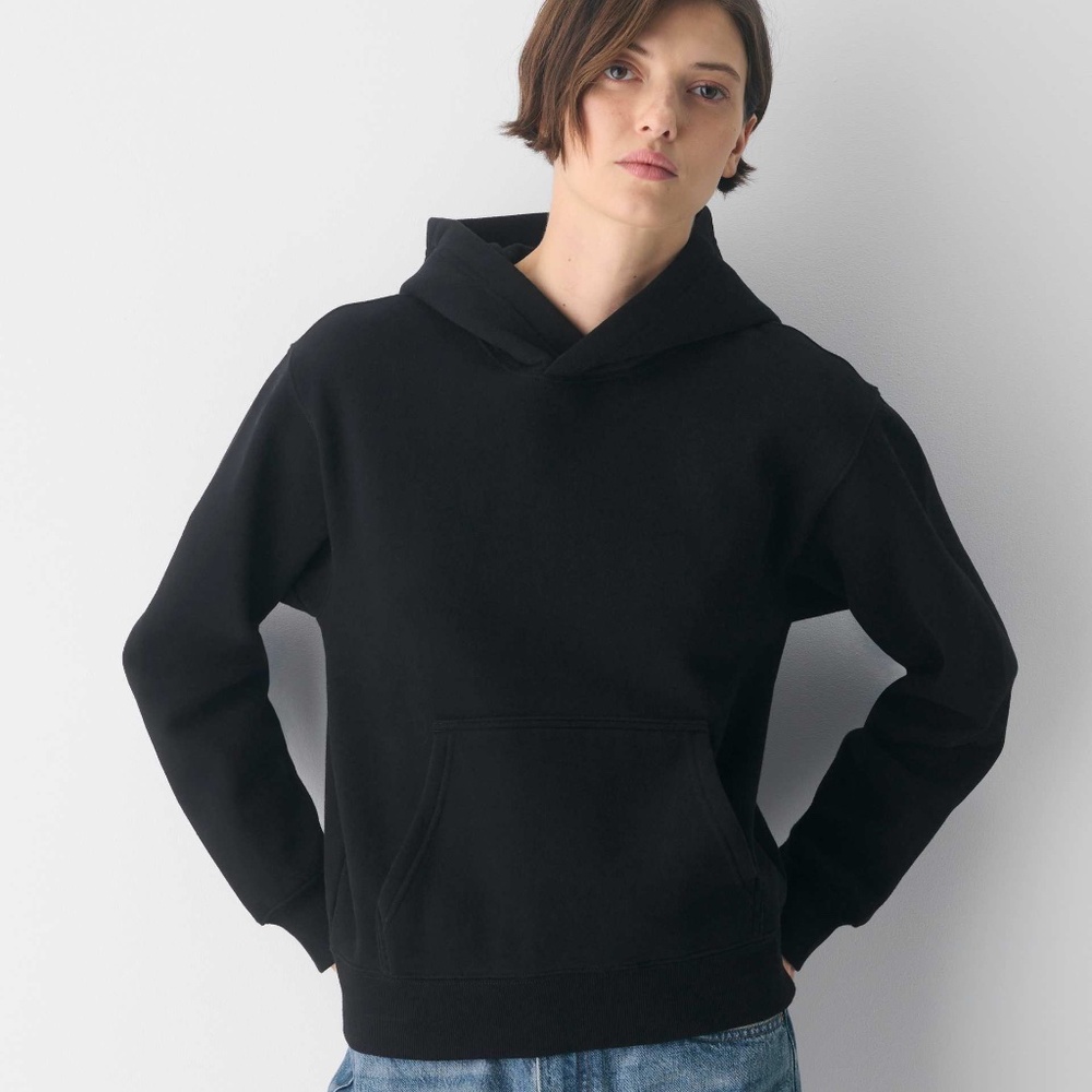 Aritizia- Cozy Sweatfleece Perfect Hoodie-Women's SZ XL- Black